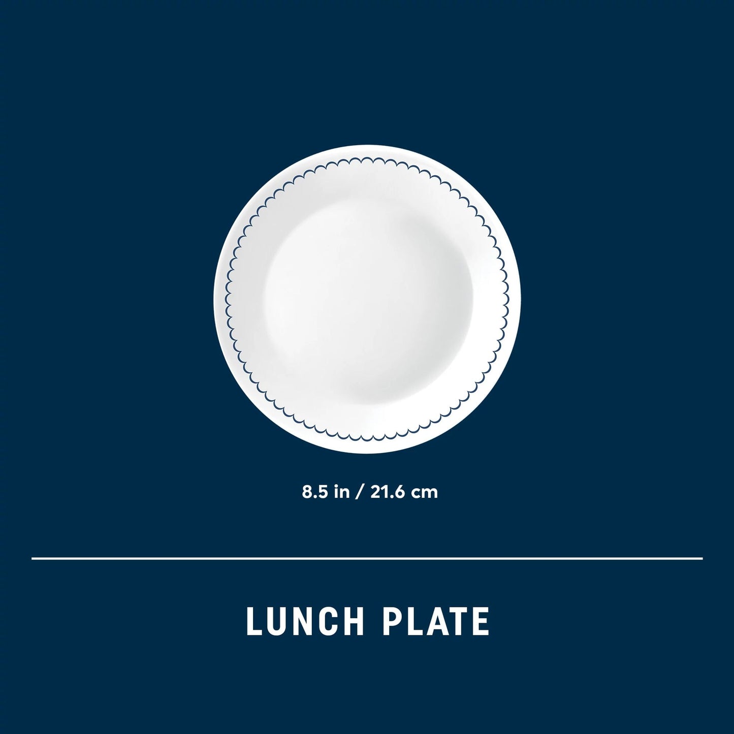 Corelle® Caspian Lace 8.5" Salad Plate
