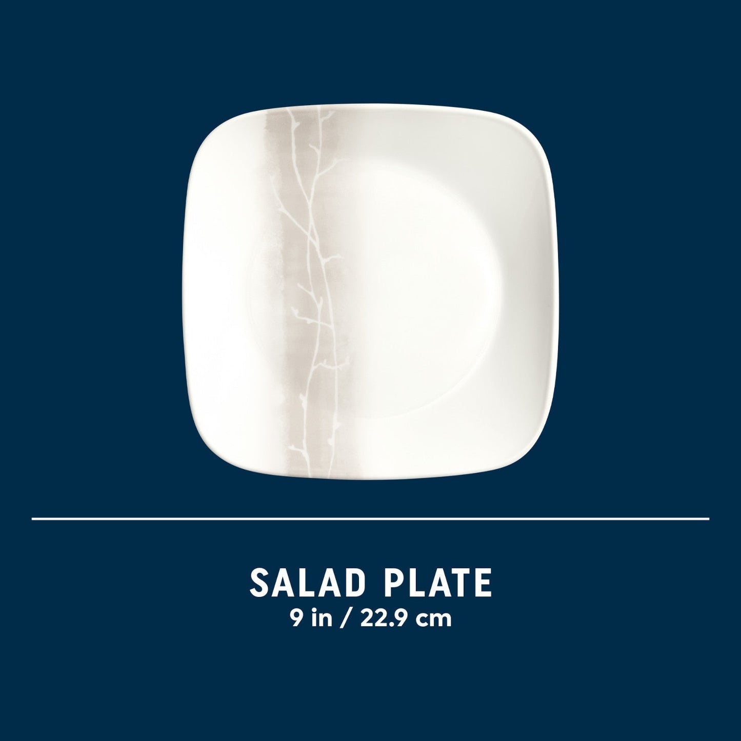 Corelle® Square Wandering Grove 9" Salad Plate