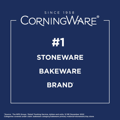 CorningWare® French White® 2.5-quart Round Baking Dish with Lid